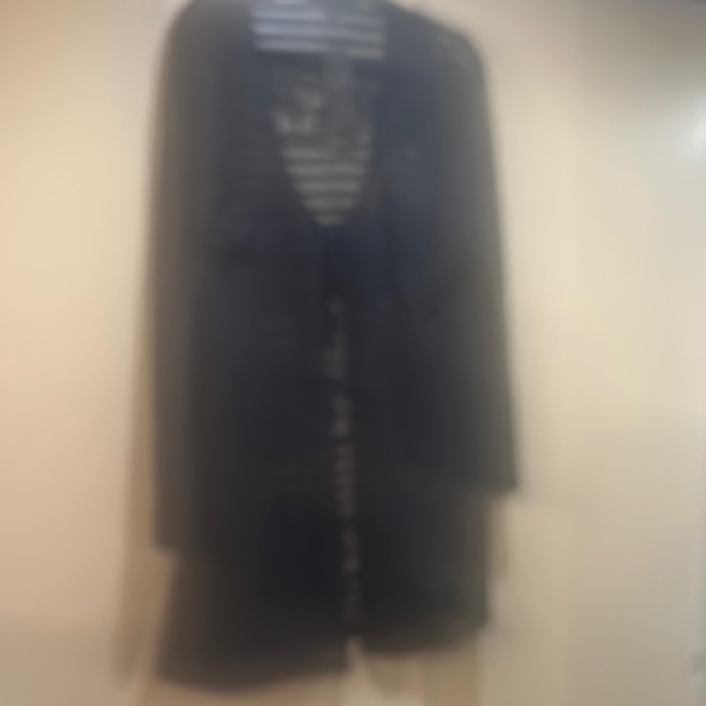 Elegant Black Women's Cardigan